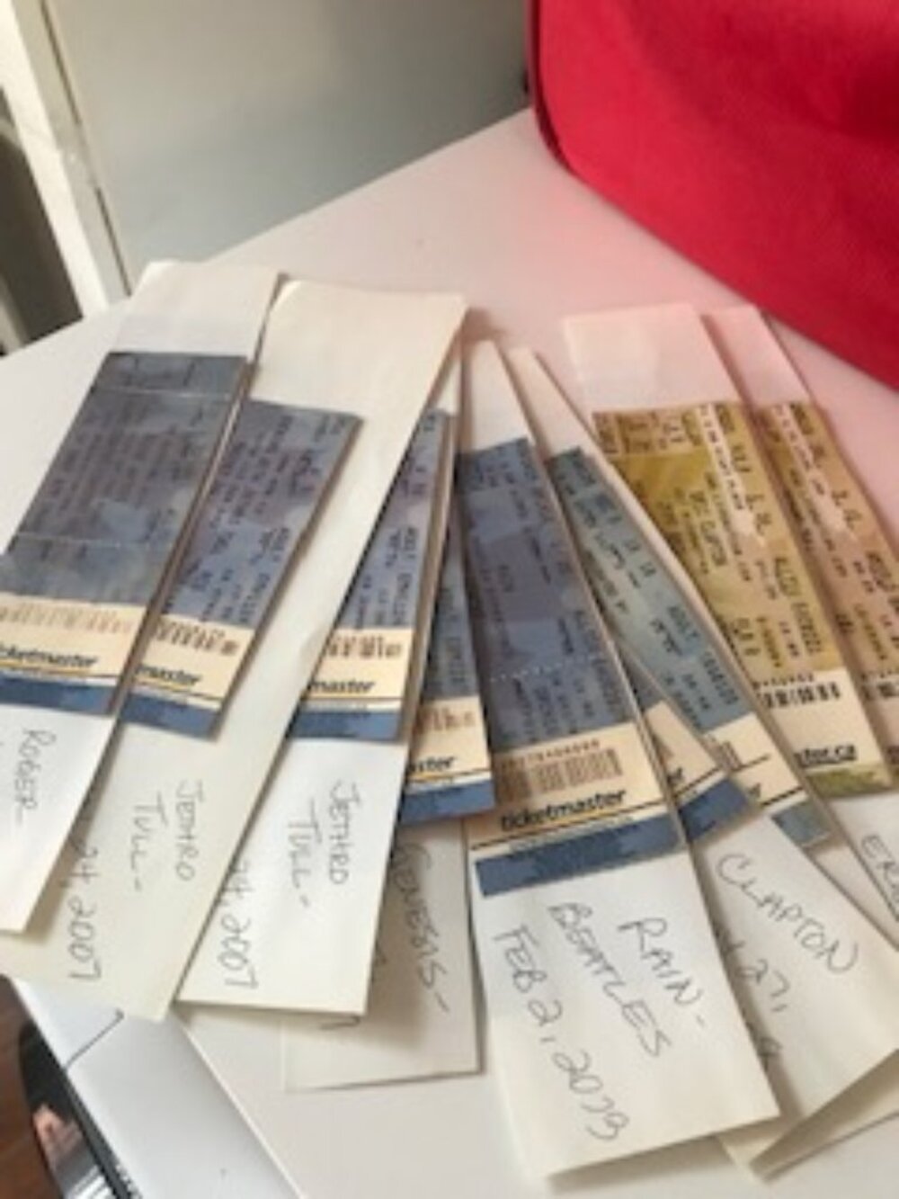 VINTAGE Concert Tickets **READ DESCRIPTION{**
